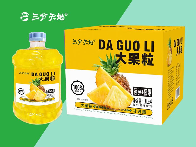 菠萝汁大果粒